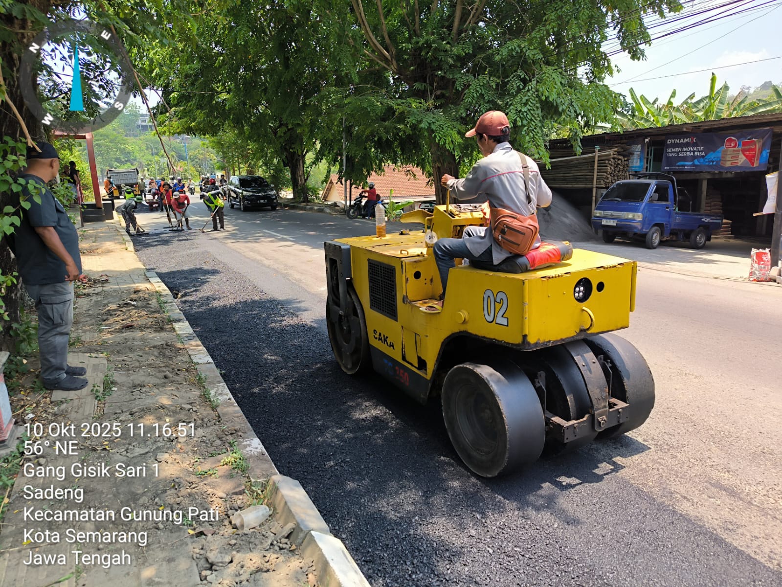 Aktivis LSM Satrio Pandawa Apresiasi Langkah Cepat DPU Kota Semarang Perbaiki Jalan Rusak