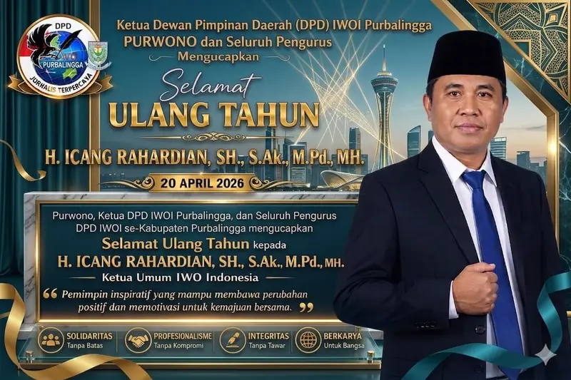 Di Balik Ucapan Ultah Ketum IWO, DPD Purbalingga Singgung Isu Krusial Pers Digital