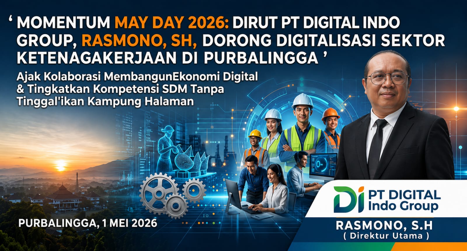 Rasmono Buka Isu Kritis Ketenagakerjaan Digital, Siapa Siap dan Siapa Tertinggal?